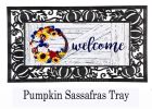 Americana Floral Wreath Sassafras Mat - 10 x 22 Insert Doormat