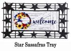 Americana Floral Wreath Sassafras Mat - 10 x 22 Insert Doormat