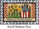 Indoor & Outdoor Americana Garden MatMate Doormat - 18x30