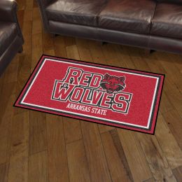 Arkansas State University Area rug - 3â€™ x 5â€™ Nylon