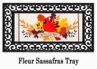 Autumn Cardinal Sassafras Mat - 10 x 22 Insert Doormat