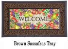 Autumn Fruits Sassafras Mat - 10 x 22 Insert Doormat