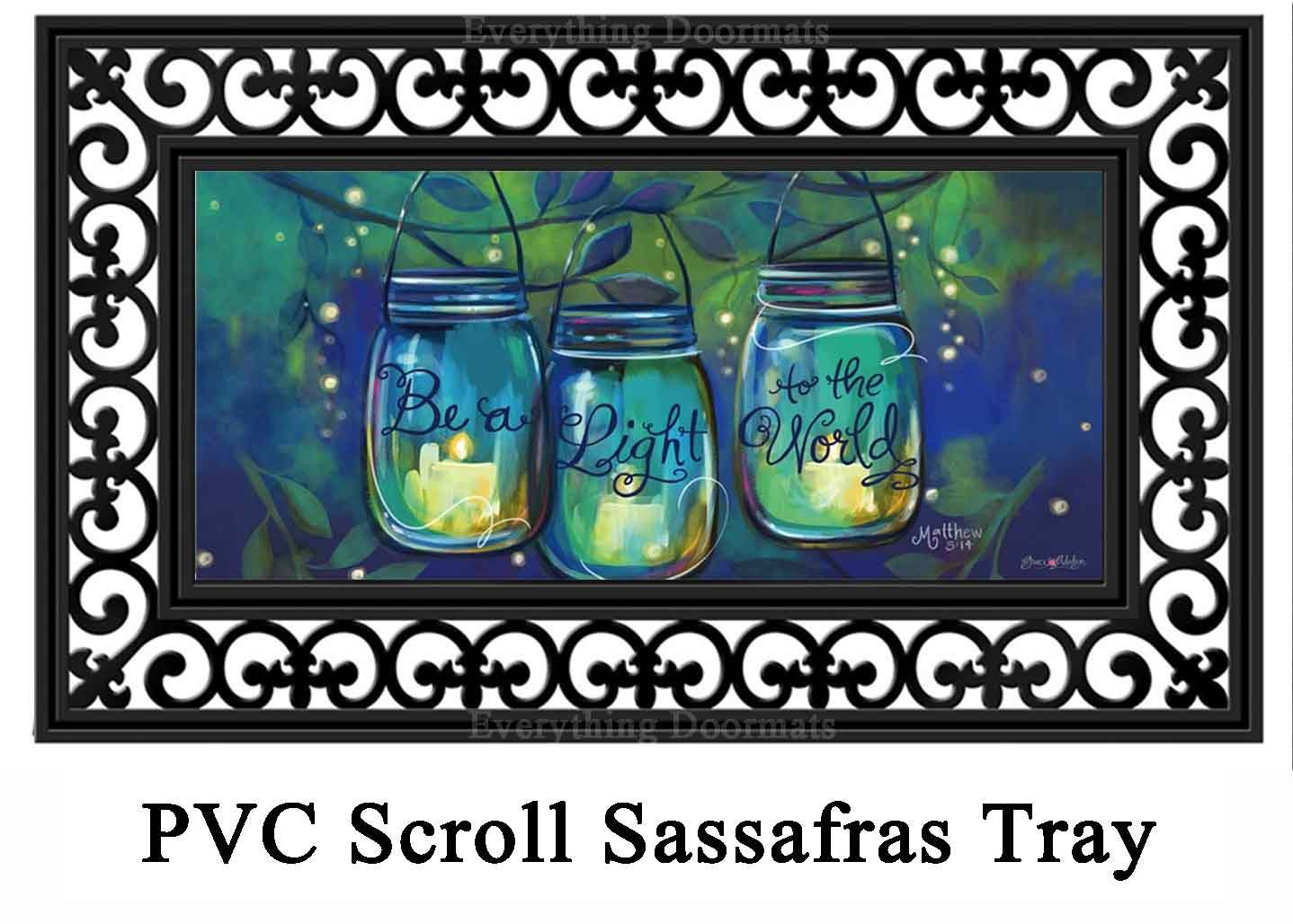 Sassafras Be A Light Switch Mat 10 X 22 Insert Doormat