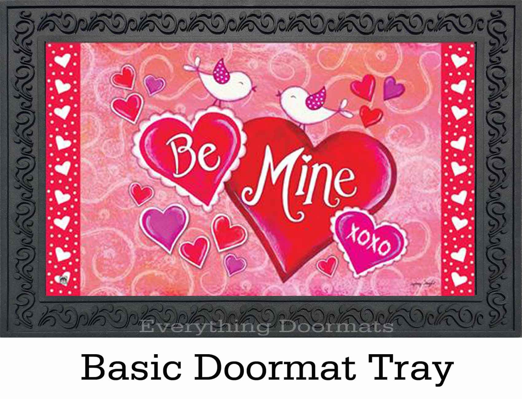 Indoor & Outdoor MatMates Doormat Be Mine Birds