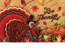 Indoor & Outdoor Be Thankful Insert Doormat - 18x30