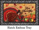 Indoor & Outdoor Be Thankful Insert Doormat - 18x30