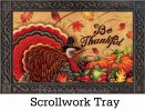 Indoor & Outdoor Be Thankful Insert Doormat - 18x30