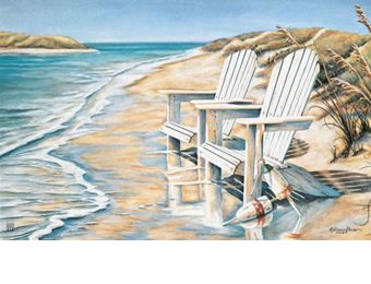 Beach Chairs Indoor & Outdoor MatMate Doormat - 18 x 30