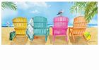 Sassafras Beach Chairs Mat - 10 x 22 Insert Doormat