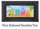 Sassafras Beach Chairs Mat - 10 x 22 Insert Doormat