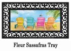 Sassafras Beach Chairs Mat - 10 x 22 Insert Doormat