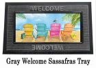 Sassafras Beach Chairs Mat - 10 x 22 Insert Doormat