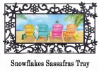 Sassafras Beach Chairs Mat - 10 x 22 Insert Doormat