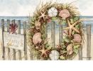 Beach Wreath Indoor & Outdoor MatMate Insert - Doormat 18" x 30"