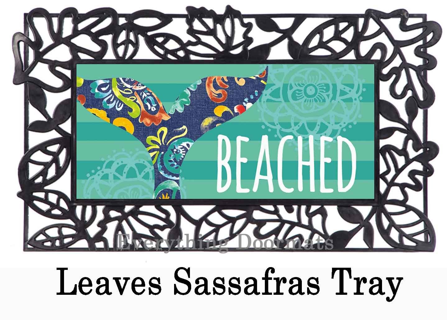 Beached Sassafras Mat 10 x 22 Insert Doormat