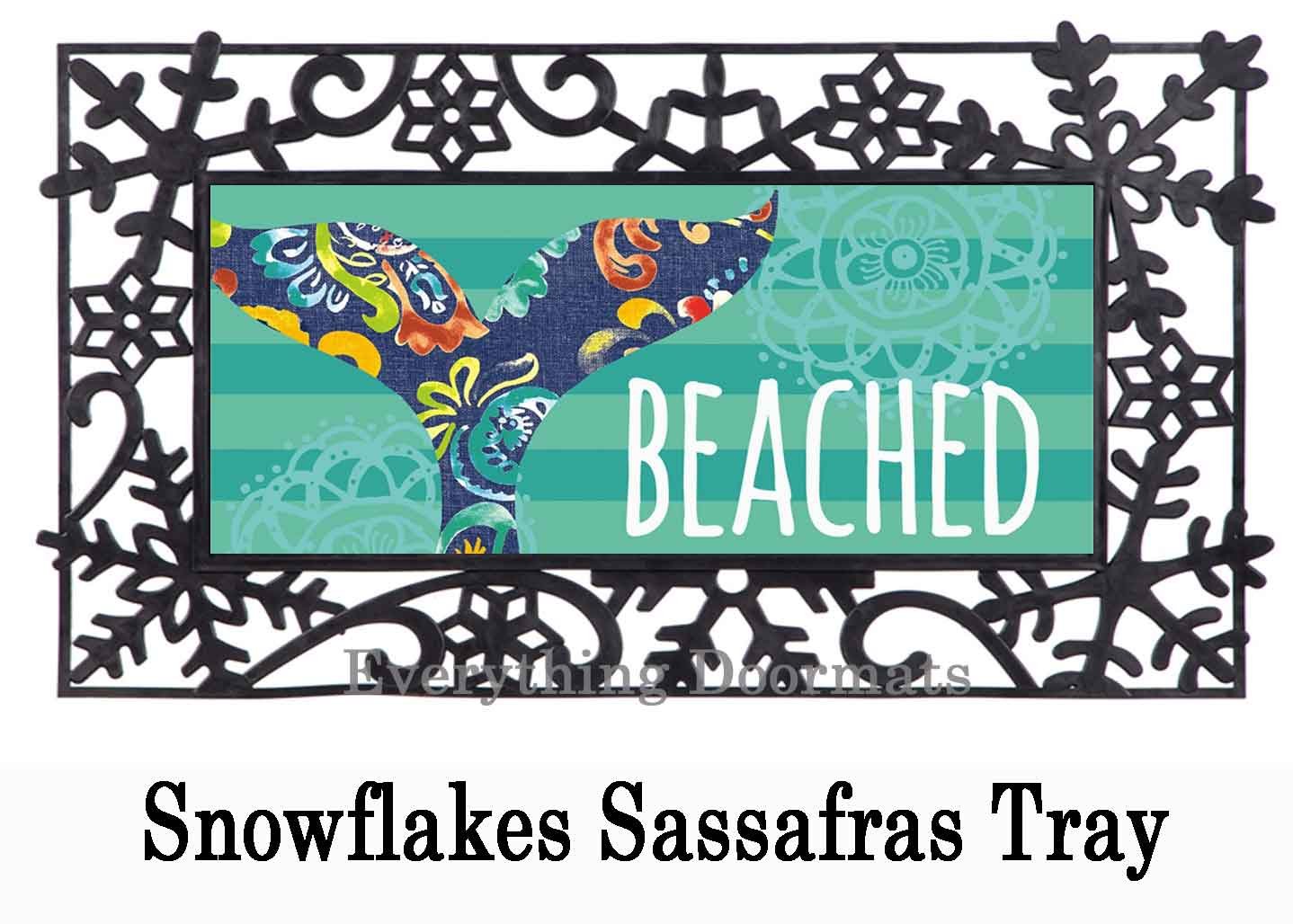 Beached Sassafras Mat 10 x 22 Insert Doormat
