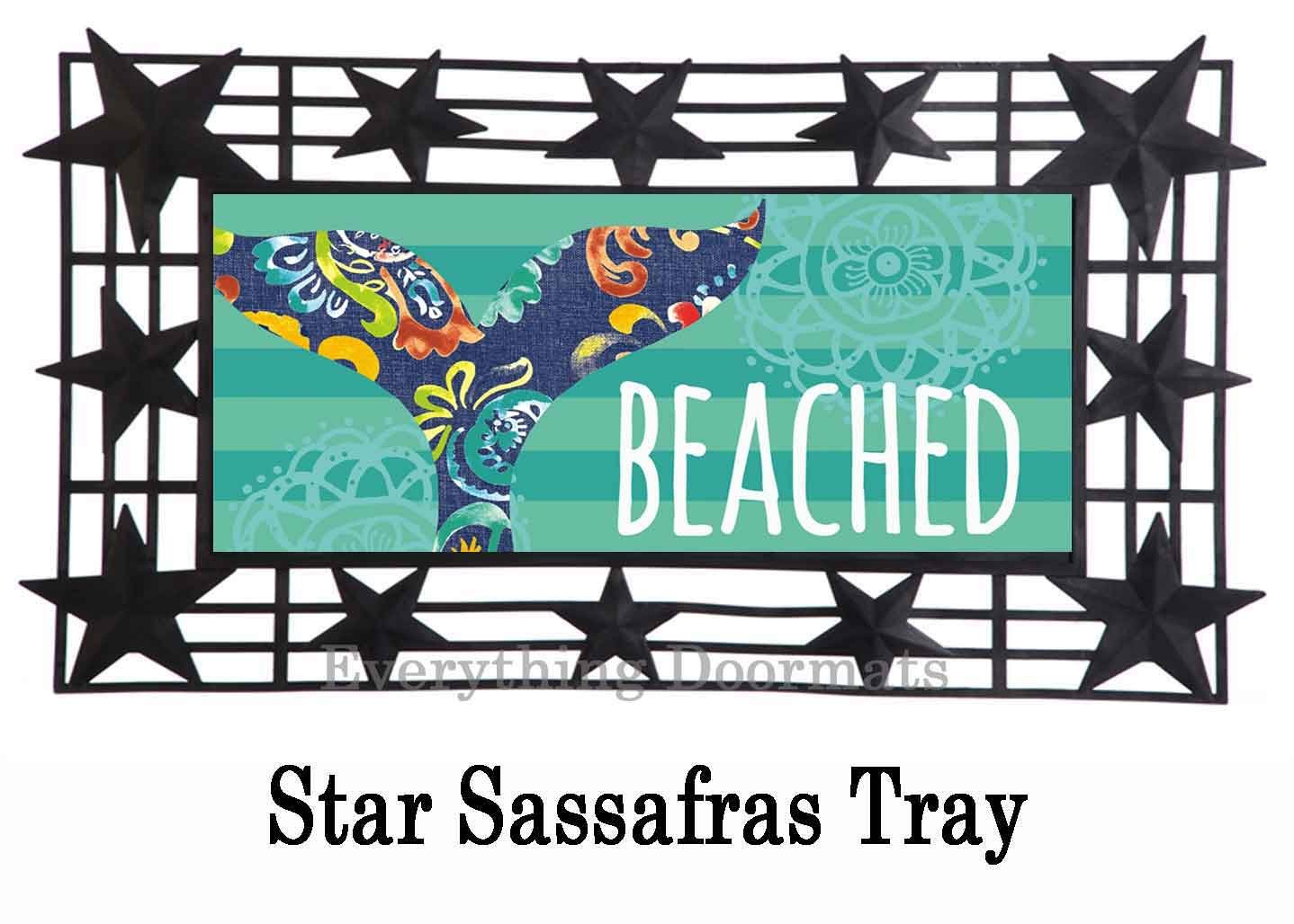 Beached Sassafras Mat 10 x 22 Insert Doormat