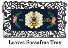 Bee Our Guest Sassafras Mat - 10 x 22 Insert Doormat