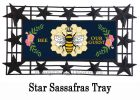 Bee Our Guest Sassafras Mat - 10 x 22 Insert Doormat