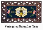 Bee Our Guest Sassafras Mat - 10 x 22 Insert Doormat