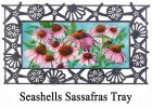 Sassafras Bees and Cone-flowers Mat - 10 x 22 Insert Doormat