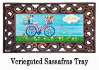 Bike Ride Blooms Sassafras Mat - 10x22 Insert Doormat