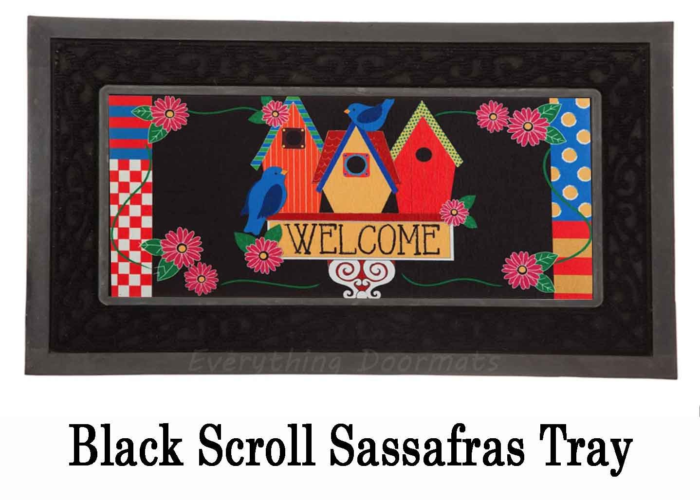 Sassafras Birdhouse Mat 10 x 22 Insert Doormat