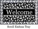Black & White Welcome Indoor & Outdoor MatMate Doormat - 18x30