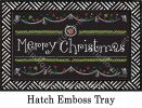 Indoor & Outdoor Blackboard Christmas MatMate Doormat