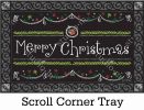 Indoor & Outdoor Blackboard Christmas MatMate Doormat