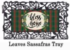 Bless this Home Plaid Sassafras Mat - 10 x 22 Insert Doormat