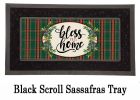 Bless this Home Plaid Sassafras Mat - 10 x 22 Insert Doormat