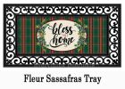 Bless this Home Plaid Sassafras Mat - 10 x 22 Insert Doormat