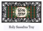 Bless this Home Plaid Sassafras Mat - 10 x 22 Insert Doormat