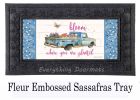 Bloom Where You are Planted Sassafras Mat - 10 x 22 Insert Doormat