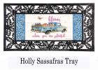 Bloom Where You are Planted Sassafras Mat - 10 x 22 Insert Doormat