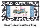 Bloom Where You are Planted Sassafras Mat - 10 x 22 Insert Doormat