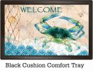 Indoor & Outdoor Blue Crab Net Insert Doormat-18x30