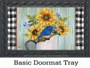 Bluebirds & Flowers Indoor & Outdoor Insert Doormat - 18 x 30