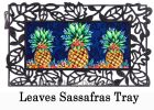 Boho Pineapple Sassafras Mat - 10 x 22 Insert Doormat