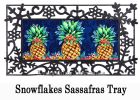 Boho Pineapple Sassafras Mat - 10 x 22 Insert Doormat