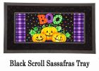 Boo Jack-O-Lantern Sassafras Mat - 10 x 22 Inset Doormat