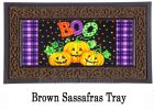 Boo Jack-O-Lantern Sassafras Mat - 10 x 22 Inset Doormat
