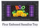 Boo Jack-O-Lantern Sassafras Mat - 10 x 22 Inset Doormat