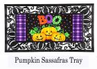 Boo Jack-O-Lantern Sassafras Mat - 10 x 22 Inset Doormat