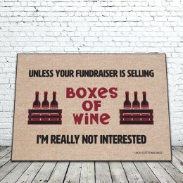 Boxes of Wine Doormat- 18x30 Funny