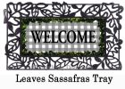 Boxwood Framed Plaid Sassafras Mat - 10 x 22 Insert Doormat