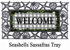 Boxwood Framed Plaid Sassafras Mat - 10 x 22 Insert Doormat