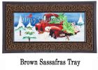 Sassafras Bringing Home the Tree Mat - 10 x 22 Insert Doormat