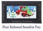 Sassafras Bringing Home the Tree Mat - 10 x 22 Insert Doormat